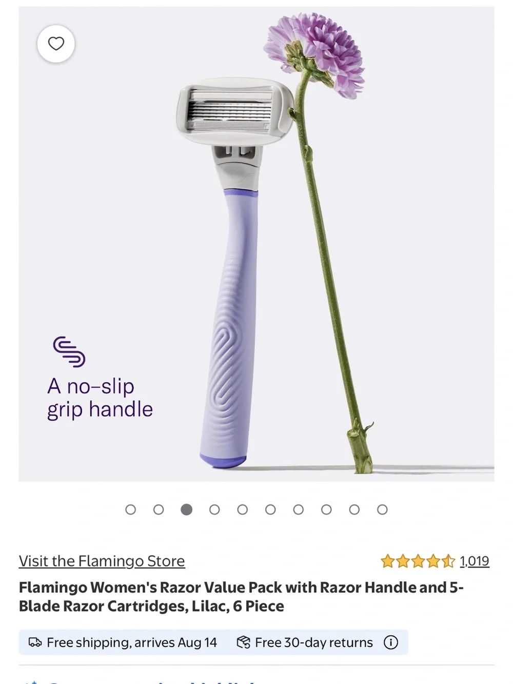 Flamingo Lilac Razor Multipack